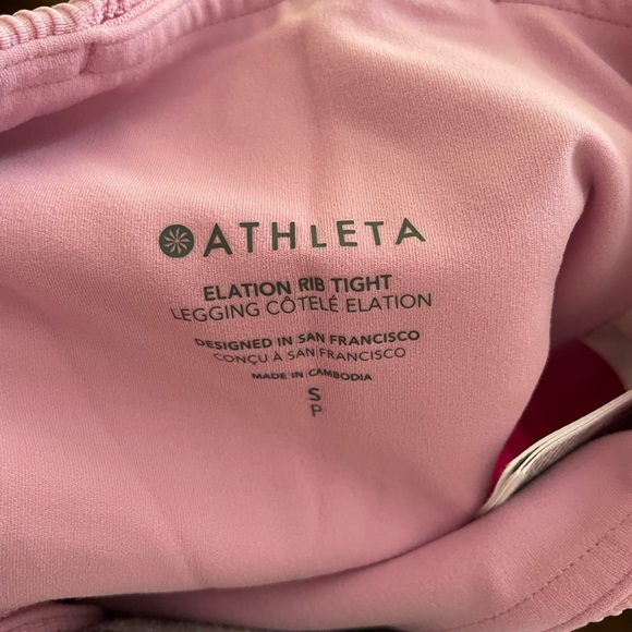 NWOT Athleta Elation Ribbed Tight - Picture 4 of 6